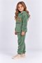 Girl's Plush Tracksuit Set with Hooded Teddy Bear Pattern, 2-Piece Warm Winter Set Ak4131 - 4
