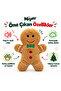 2 Pieces Cat Toy Plush Cookie Man - Gingerbread Plush Cat Toy Christmas Gift - 7
