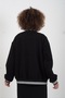 Black Melton Bomber Jacket - 5