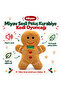 2 Pieces Cat Toy Plush Cookie Man - Gingerbread Plush Cat Toy Christmas Gift - 8