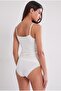 Combed Cotton Athlete Panties Women's Underwear Set - 367 Ecru - 3