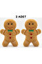 2 Pieces Cat Toy Plush Cookie Man - Gingerbread Plush Cat Toy Christmas Gift