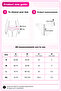 1501 Heart Patterned 100% Cotton 5-Piece Women's Bikini Brief Package 1501-v1 - 6