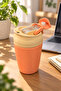 Nova Thermos Coffee Cup 350 ml Stainless Steel Double Barrier Travel Bottle Mug with Straw - 2