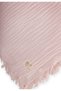 Four Layers Tasseled Organic Muslin Blanket 80X120 cm Powder Pink - 4