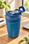 Nova Thermos Coffee Cup 350 ml Stainless Steel Double Barrier Travel Bottle Mug with Straw - 3