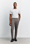Men's Mink Classic Waist Wrinkle-Free Technical Fabric Relaxed Fit Trousers A62Y3209