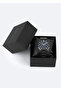 Men's Black Gift Boxed Metal Cord Wristwatch B009037 - 4