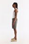 Men's Khaki Elastic Waist Breathable Modal Blend Soft Touch Relaxed Fit Shorts A61Y3703 - 3