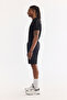 Men's Black Elastic Waist Water Repellent Technical Fabric Relaxed Fit Shorts A61Y3655 - 3