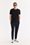 Men's Black Crew Neck Breathable Soft Touch Printed Regular Fit T-Shirt A61Y1021 - 6