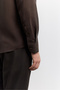 Men's Brown Bottom Britli Soft Touch Long Sleeve Comfort Fit Shirt A62Y2020 - 3