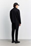 Men's Black Classic Collar Wrinkle-Resistant Quick-Dry Technical Fabric Comfort Fit Shirt Jacket A62Y2518 - 6