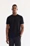 Men's Black Elastic Waist Water Repellent Technical Fabric Relaxed Fit Shorts A61Y3655 - 2
