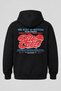Joi Boy's Hooded Sweatshirt with Front and Back Print, Oversize Kangaroo Pocket Sweatshirt - 2