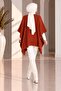 Women's Plus Size Comfortable Fit Knitwear Poncho - 6