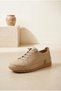 Women's Suede Rubber Laced Flat Sole Casual Shoes Comfortable Moccasin Sneaker Lightweight Walking Shoes - 2