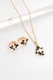 316L Steel Turtle Necklace and Earring Set Ka5009Ks