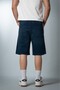 Light Navy Blue Baggy Jean Men's Shorts Jorts - 4