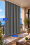 Elit Balcony Curtain WidthxHeight Option "grommet" Balcony Tarp Anthracite Plain - 6