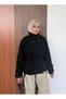 Women's Stand Collar Oversize Belted Short Cashmere Coat - 4