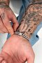 316L Cord Plate Steel Bracelet - 3