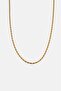 2mm X 55cm 316L Steel Rope Chain Gold Tone Men's Necklace - 2