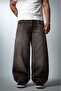Bronze Drift Brown Wide Leg Super Baggy Men's Jean Trousers