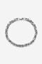 4mm X 20cm 316L Steel King Square Bracelet - 3