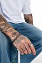 Steel Oxide Chain Men's Bracelet Ka1208Gm - 5