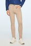 Men's Beige Denim 5 Pocket Slim Fit Jean Denim Pants - 3