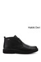 Women's Black Oxford Mold Rubber Sole Genuine Leather Boots