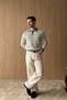Fada Baggy Fit Wide Leg Men's Gabardine Canvas Trousers - 6