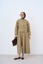 Women's Brit Button Closure Suit Beige - 10