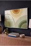 Botanical Cycles Themed Horizontal Glass Painting - Silver Metal Framed Painting for Home, Business, and School - 3