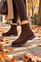Laven Zippered Short Heeled Casual Women's Boots - 5