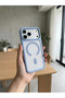 Smiley Face Magnetic Case Compatible with iPhone 18 Pro Max – Clear Back Protective Cover with Raised Camera Guard & Reinforced Bumpers - 5