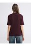 Alita City Lcw Everyday Plum Knitwear Plain Women's Cardigan with a Difference - 4