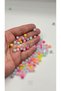 8mm Plastic Beads Mixed Color 75Gram Soft Colorful - 2