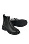 , Women's Genuine Leather Boots 163359Z630 Black - 6