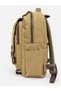 Vintage Canvas Fabric School, Travel, Daily Backpack - Multi-Compartment Luxury Unisex Bag - 4
