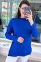 Crew Neck Knitwear Blouse 7K127 - 2