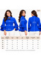 Ag Country Royal Brooch Detailed Pleated Flywheel Sleeve Plus Size Blouse - 8