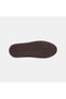 Men's Brown Lace-Up Apron Stitched Nubuck Casual Shoes - 4
