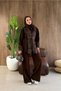 Imported Fur Knitwear Set |   Women's Two-Piece Set - 4