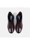 Men's Brown Desacomfort Leather Boots with Lace Detail and Zipper - 6