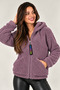 Women's Hooded Fleece Plush Sweatshirt – Zippered Oversize Hoodie – Soft and Warm for Winter - 4