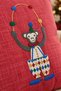 Premium Embroidered Cushion Cover - Circus Animals Marabou - 43*43 cm - Pnk001 - 2