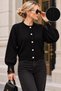 Women's Lace Sleeve Knitwear Cardigan
