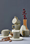 Noveris 6-Person 90 ml Porcelain Coffee Cup Set Ckr4609 - 4